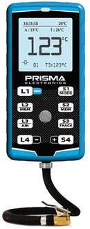 Prisma Digital tire pressure gauge with Infrared  Pyrometer and Stopwatch