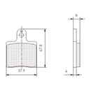 CRG CARBON TECH VEN 05 / 2000 FRONT BRAKE PADS