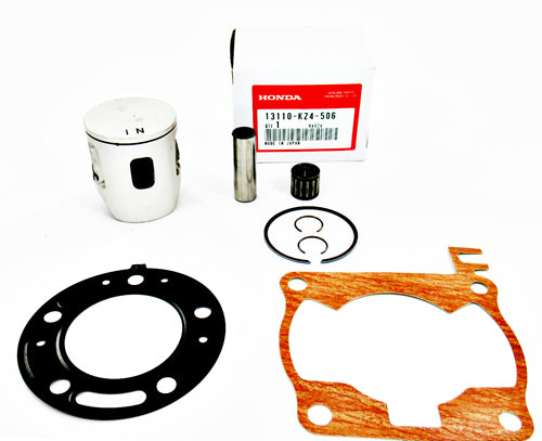 Piston kit 90 to 99 Honda spec stock CR 125 with Gaskets