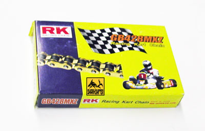 428 Gold RK GB MXZ Racing Kart Chain 60 links with Master