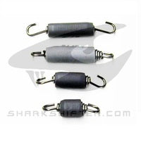 Exhaust spring free floating swivels 1.8"/ 2.3"/2.6 / 3"w rubber