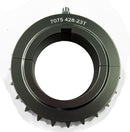 428 50mm 7075 Alloy Aluminum Zero Gap Sprocket