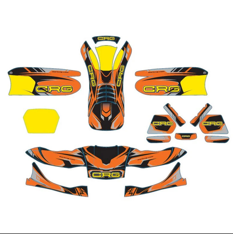 CRG Kart  507/509 Complete Sticker Kit