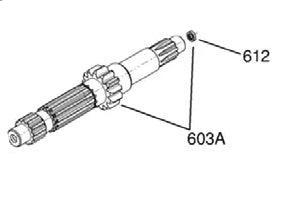 [603A] IAME SSE 175 PRIMARY SHAFT WITH RING