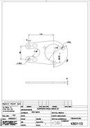 Caliper Bracket - 3 Bolt type K879/K880 brake calipers