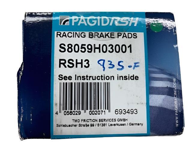 Porsche 935  Pagid Front Brake Pads RSH3