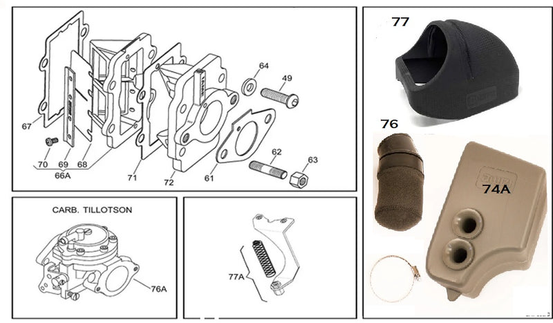 IAME KA100 INLET [ INTAKE ]