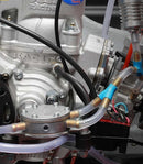 Horizontal support bracket for fuel pump.