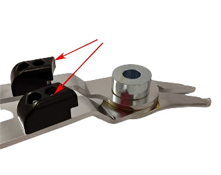 Replacement Mounting Plastics for Go Kart Tire Changing Tool