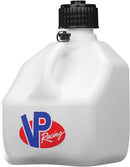 VP Racing Square Utility Jug without Deluxe Jug Tube 3 Gallon White