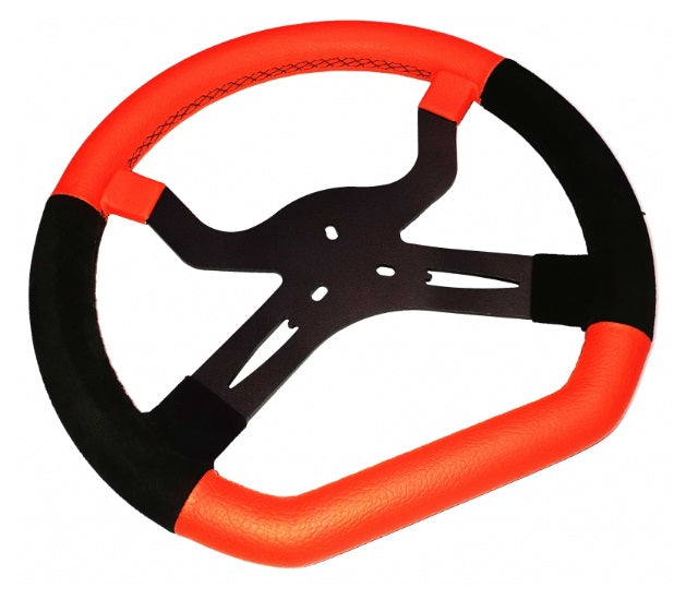 Kart Steering Wheel Orange  340mm