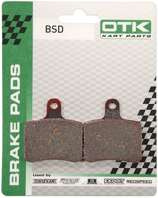 OTK Tonykart   BSD REAR BRAKE CALIPERS PAD SET