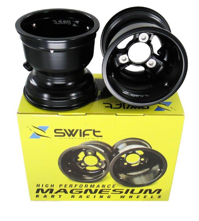 Swift Magnesium Low Volume Go Kart Wheel Pair