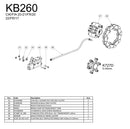 COMPLETE REAR BRAKE SYSTEM MA20 Ven 05 BLACK