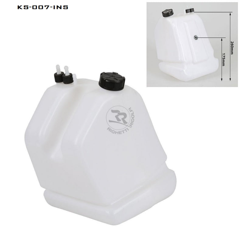 FUEL TANK 9 LITERS WITH CAP AND SUCTION UNIT