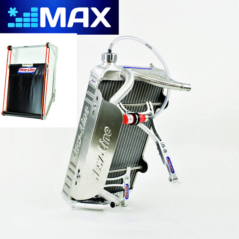 New-Line Radiator w/ Mount & Cap - DOUBLE-MAX, Dual-Pass (17x11.4")