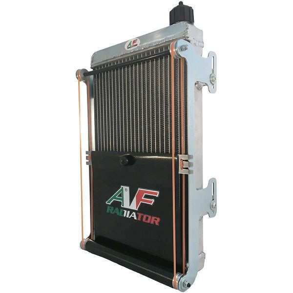 AF Radiator AF1 Hand Welded 410 x 240 x 60mm. Includes Curtain & Mounting Brackets