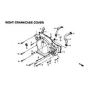 RIGHT CRANKCASE COVER  CR80/85
