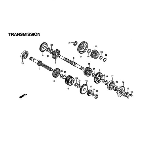 TRANSMISSION   CR80