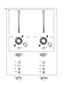 CRG SNIPER STUB AXLE 10.25 CASTER