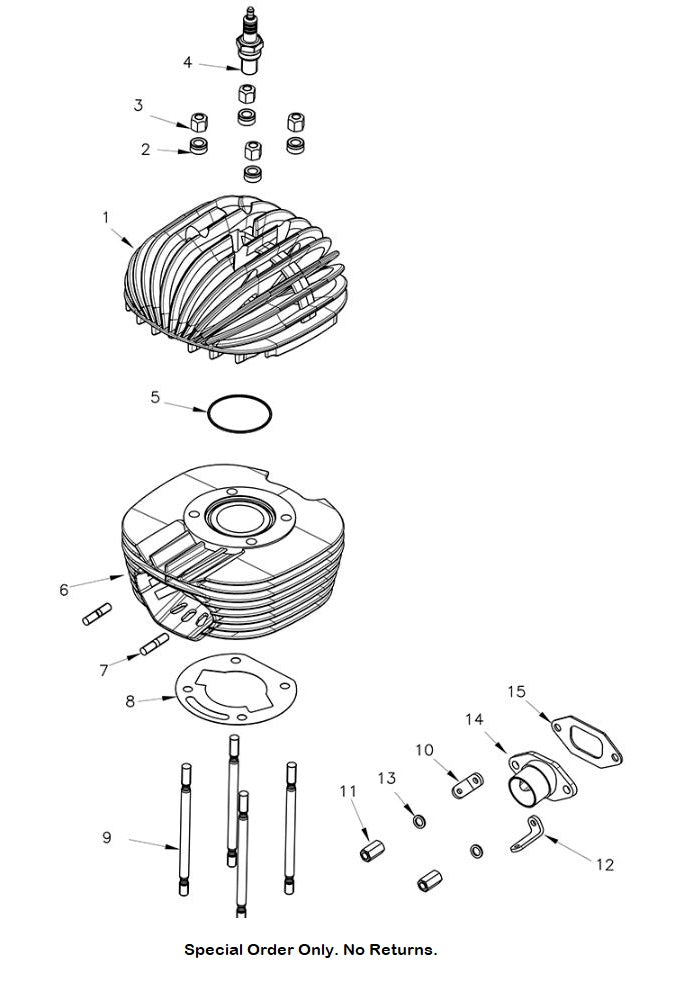 ROK VLR Cylinder Parts