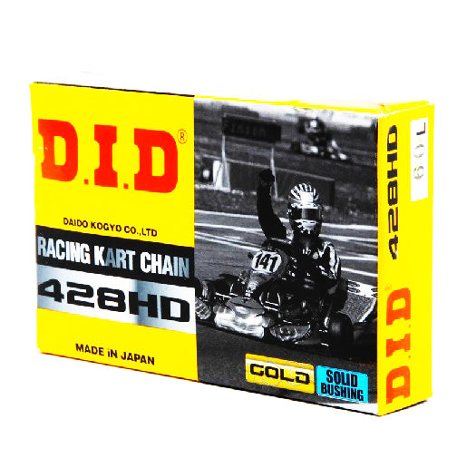 428 DID Gold Go Kart Chain 60 links With Master Link