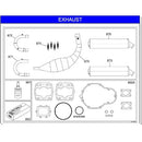 175cc EXHAUST  & GASKETS