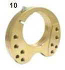 10. CRG, BEARING FLANGE 30 MINI GOLD