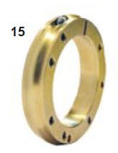 15. CRG BEARING FLANGE 50 HYBRID R-LINE GOLD