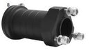 8. CRG REAR WHEEL HUB 40X125 BLACK COMPLETE
