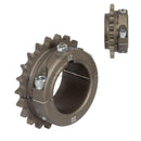 50mm-Sprocket 428 aluminum Righetti Ridolfi  - 20 tooth to 28 tooth Zero Gap