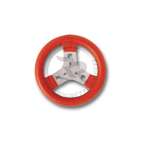 Steering Wheel D.250mm Synthetic leather Red Color