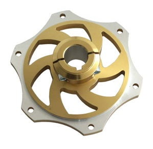 Aluminium Sprocket Carrier For 25mm Axle  Anodized Finish