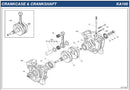 IAME KA100 CRANKSHAFT & CRANKCASE