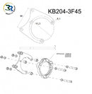 MA20 BRAKE CALIPER SUPPORT 3F 91.5MM