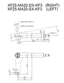 SPINDLE FOR 100cc 25mm COMP. BEARINGS D.10