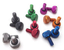 Anodized Aluminum Go Kart  Bead Lock Screw 5mm