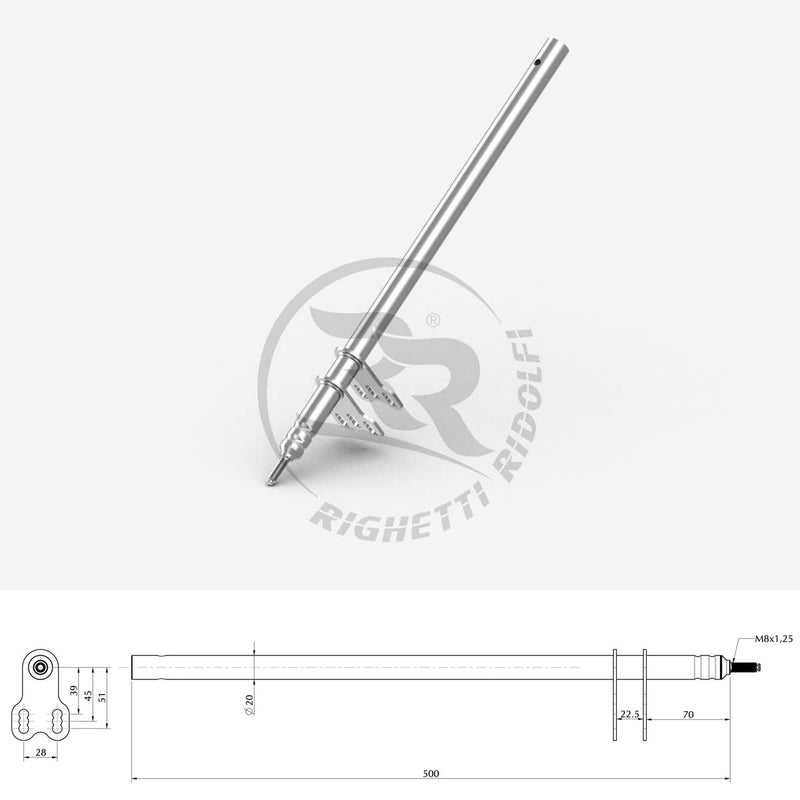 Righetti Replica Birel Steering Shafts