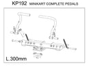ADJUSTABLE PEDAL PLATFORM KIT , CADET SIZE.