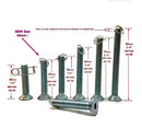 Drilled Flat Head Bolt with Safety clip