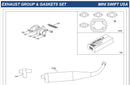 MINI SWIFT EXHAUST & GASKETS