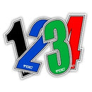 COLORED VINYL NUMBERS