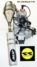 Rlv R4 Kart Pipe Left Hand Mount , CR125 2 Pc 1989 THRU 2003