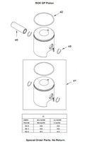 ROK GP Piston Parts