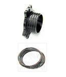 #7 - HONDA CR125 89 TO 99 EXHAUST MANIFOLD-SH8 - 4 ORING SEALING  + 10 EXTRA O RINGS