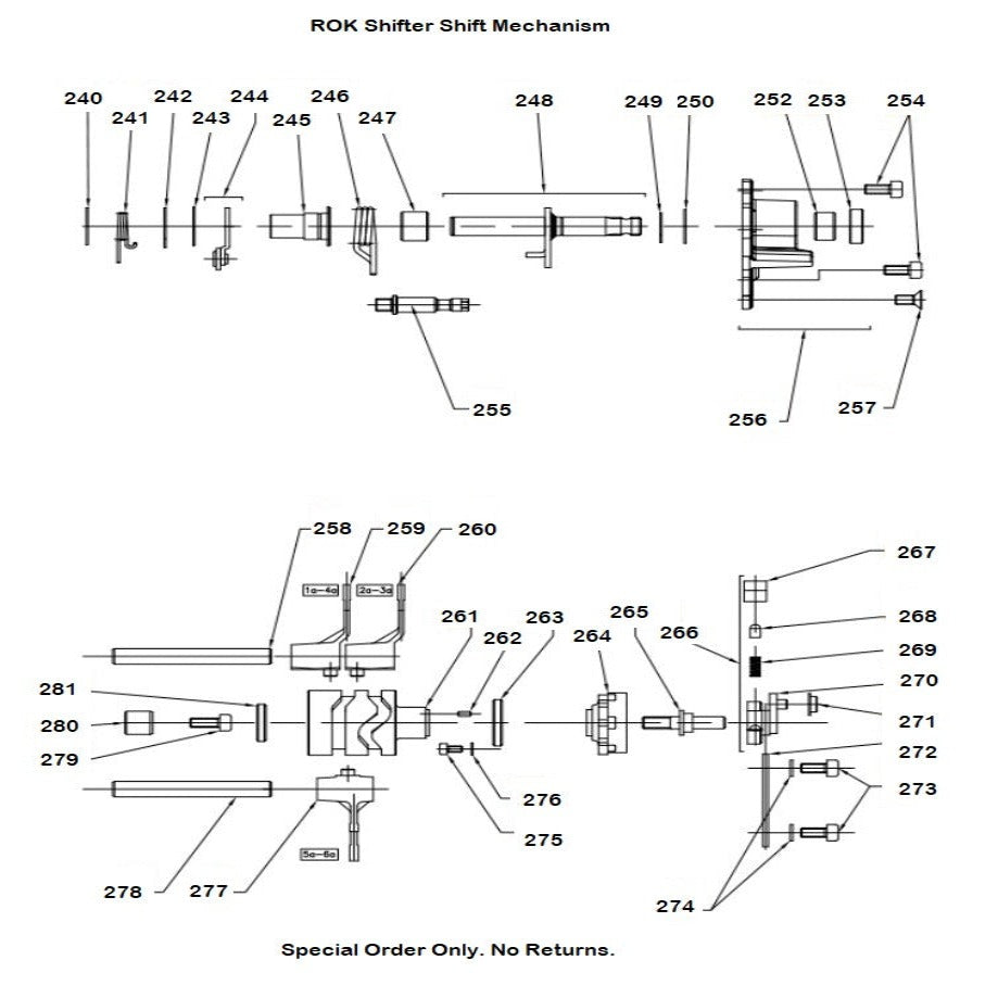 ROK Shifter Shift Mechanism