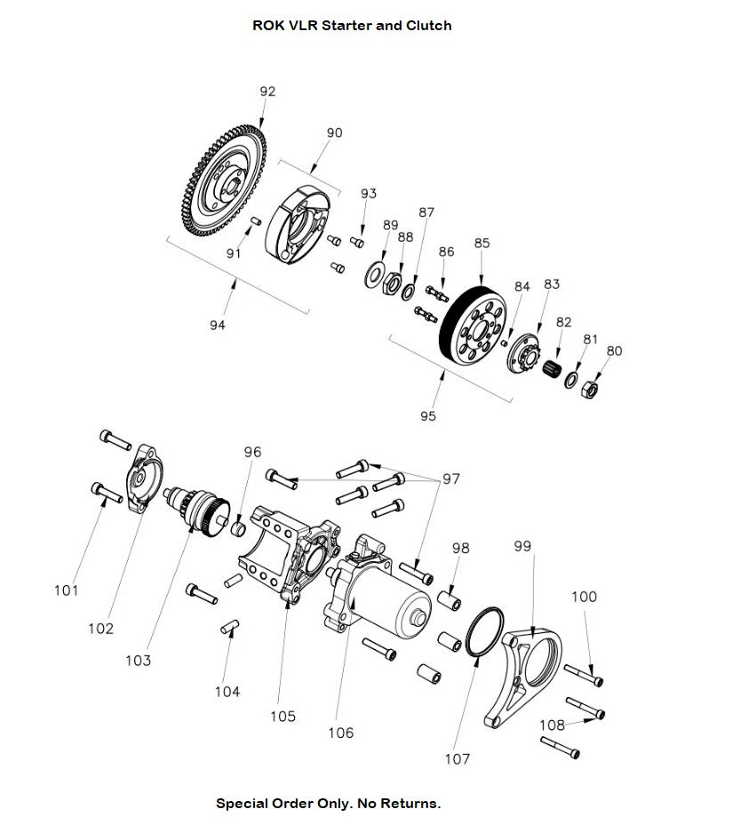 Vortex ROK VLR Engine Parts