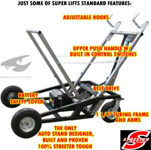 Streeter Super Kart Lift Stand - 3 colors available